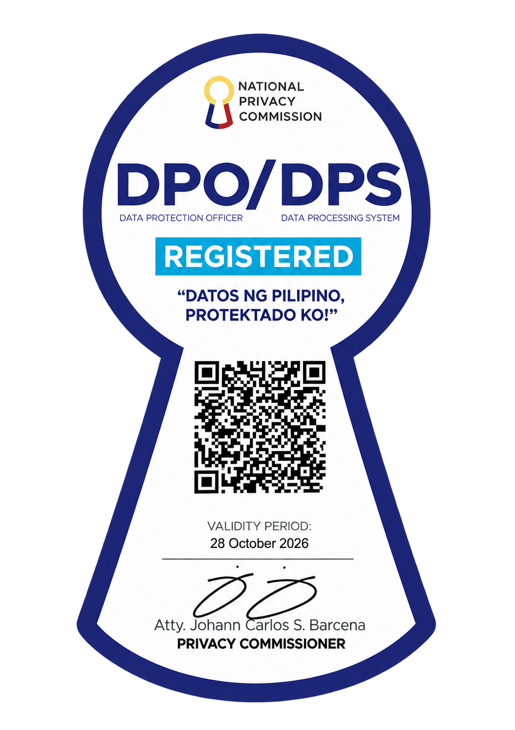 DPO/DPS Registered Badge